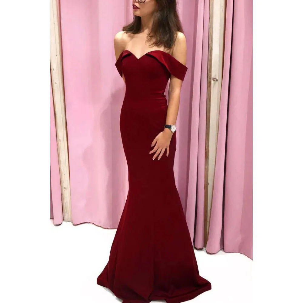 

Sweetheart Neck Evening Dresses Women Sexy Mermaid Long Dresses For Prom Sleeveless Formal Cocktail Gown فساتين الحفلات