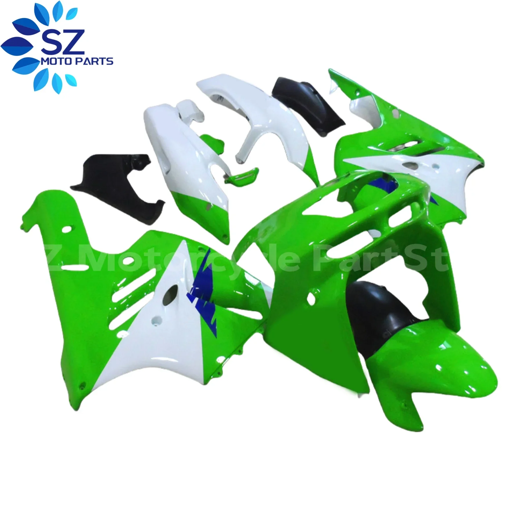 الهدايا المجمعة ABS دراجة نارية مجموعة لكاواساكي ZX9R 1994-1997 ZX 9R 94 95 96 97 ZX-9R 1994 1995 1996 1997 مجموعة انسيابية الدراجات النارية #6