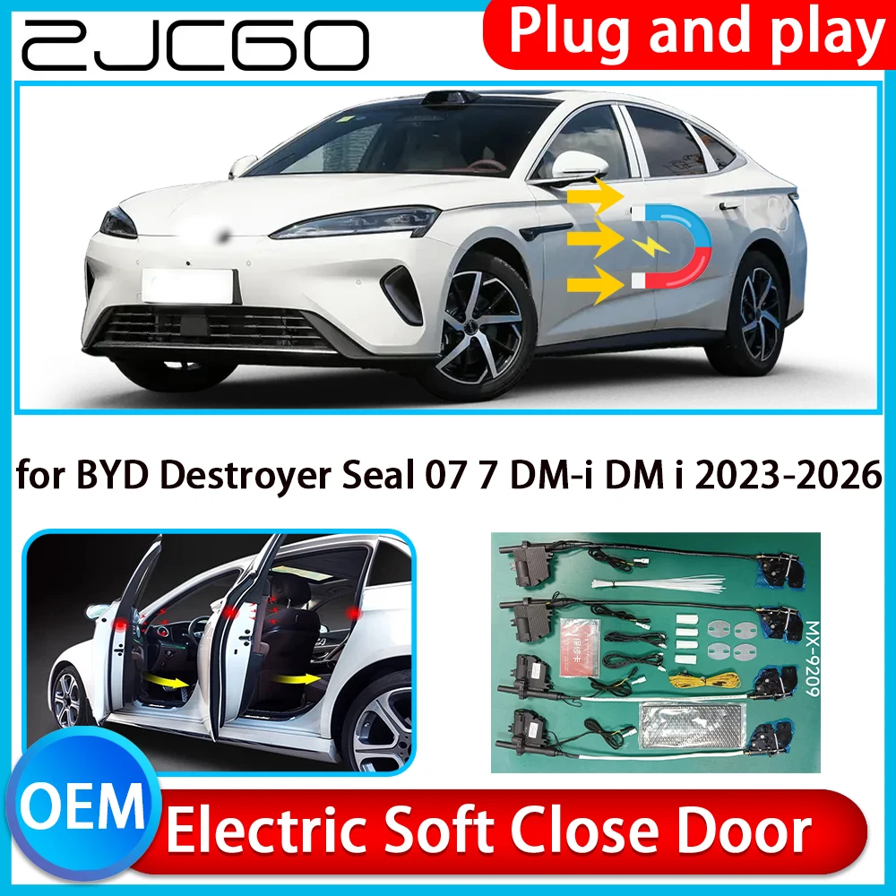 for BYD Destroyer Seal 07 7 DM-i DM i 2023-2026 OEM Pull Soft Close Door Kit Power Latch Electric Door Catch Soft Closing Assist