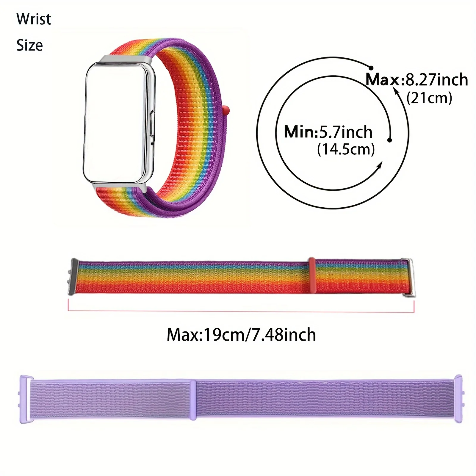 Nylon Loop for Samsung Galaxy Fit 3 strap Accessories Breathable Adjustable Replacement correa Sport bracelet galaxy fit3 band
