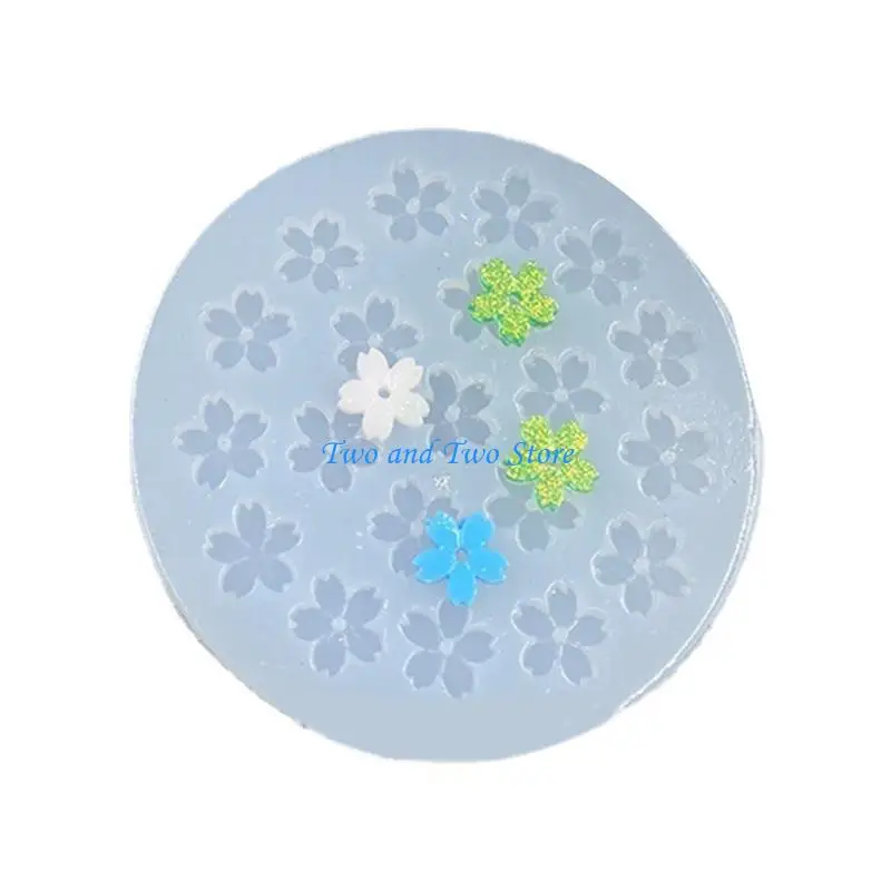 

HX6F Flower Silicone Molds Unique Earrings Resin Mold Neckalce Pendant Silicone Mold DIY Jewelry Casting Mould Keychain Mold