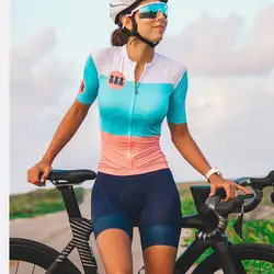 New Cycling Women's Short Sleeve Jersey Sets Quick Dry Bib Shorts Ciclismo Maillot Mujer Road Bicycle Clothing Mtb Bike Suit