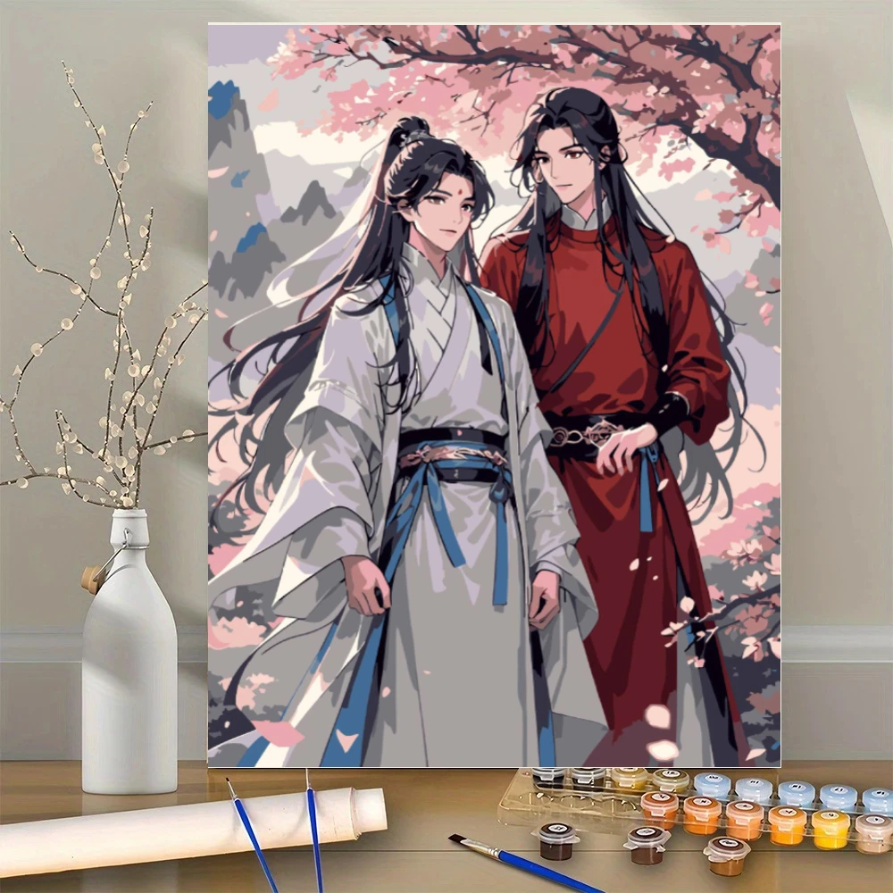Home Improvement Quotes - ชุดภาพวาดสีน้ำมันตามตัวเลข ชุดอุปกรณ์จาก Heaven Official Bestows Blessings