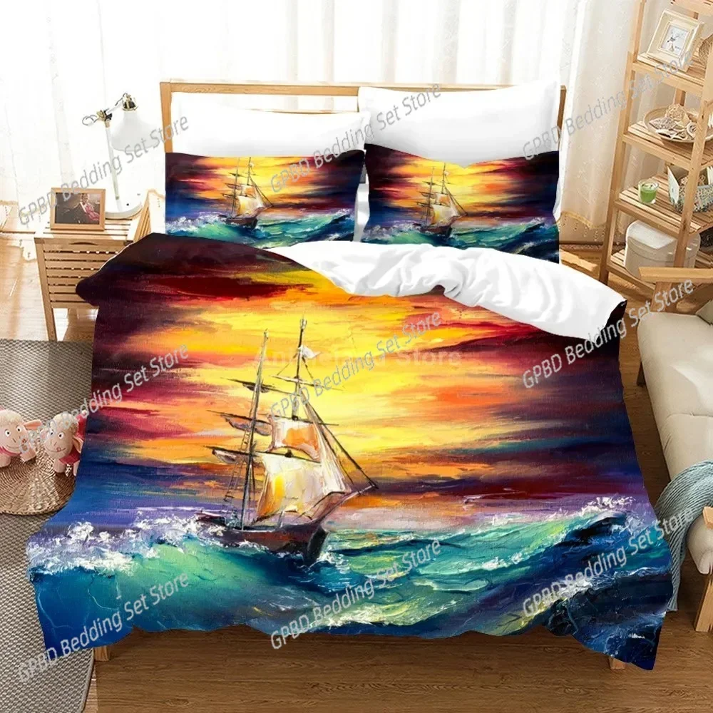 

Oil Painting Van Gogh Star Sky Bedding Set Boys Girls Twin Queen Size Duvet Cover Pillowcase Bed Boys Fashion Home Textileextile