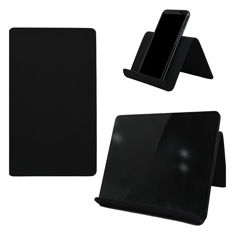 Airplane Travel Essentials for Flying Flex Flap Cell Phone Holder & Flexible Tablet Stand for Desk, Bed, Treadmill-ABPX view 3