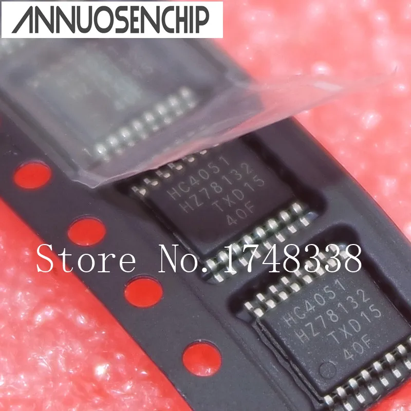 

74HC4051PW 74HC4051 HC4051 20-TSSOP Оригинальный, аутентичный и новый на складе, Бесплатная доставка