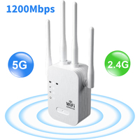 1200Mbps Wifi Amplifier 5G Wireless WiFi Repeater Signal Wifi Extender Network Wi fi Booster 5 Ghz Long Range Wi-fi Repeater