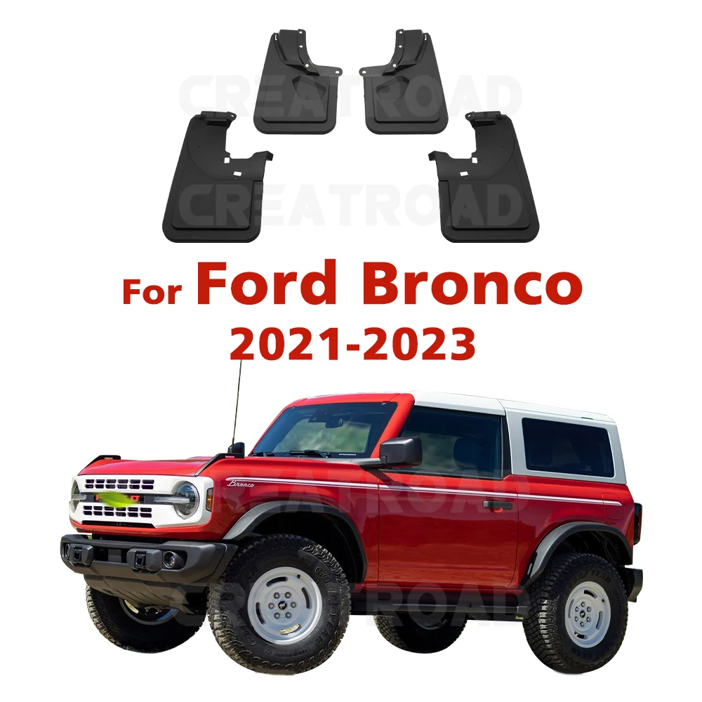 Auto Schmutz fänger für Ford Bronco 2021 2022 2023 Kotflügel Kotflügel Schmutz fänger Schutz Spritz klappe Kotflügel Autozubehör