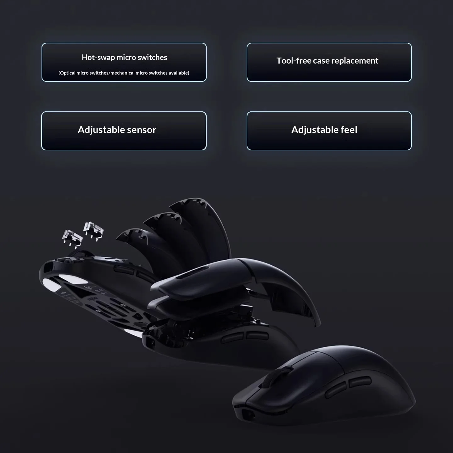 Pwnage Symm 3 52g Wireless Gaming Mouse 8K