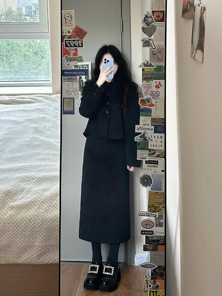 

Комплект Ele ort Svel Dr Set: Женский дизайнерский ансамбль с юбкой и верхом на высокой талии, весенняя модная верхняя одежда