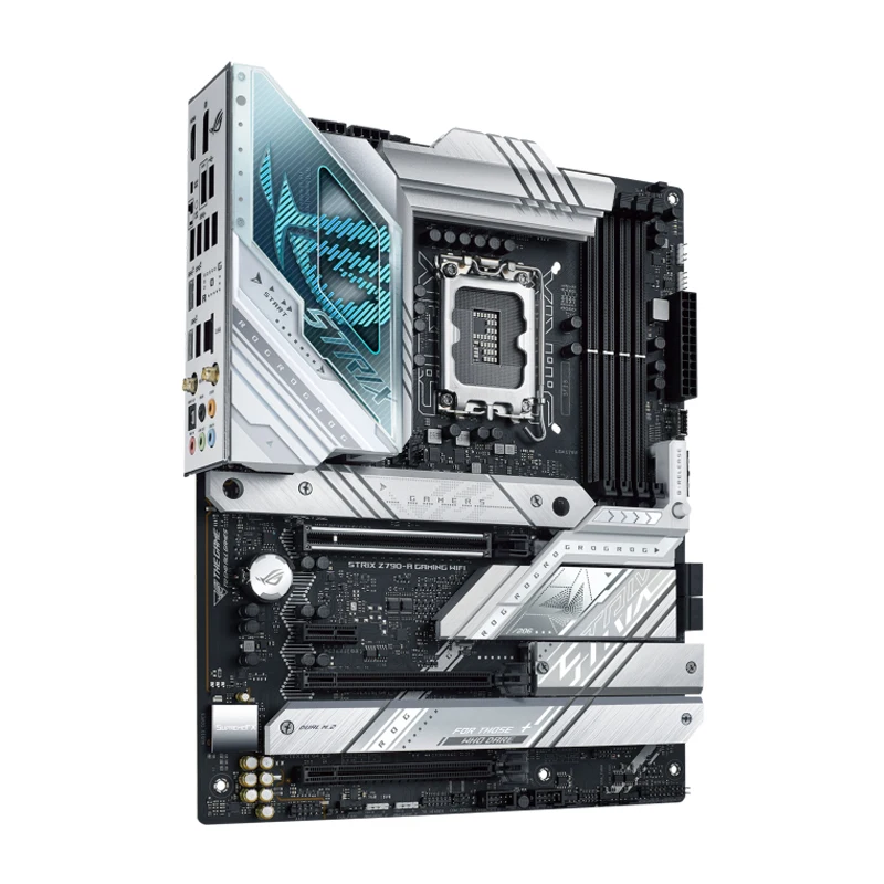 ASUS ROG STRIX Z790-A GAMING WiFi 6E D5 Intel B760 13TH&12TH Gen LGA 1700 White ATX Motherboard 12+1 Power Stages, DDR5 PCIe 5.0