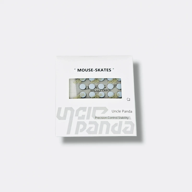 Uncle Panda Zero V2 Silence Small Round Dots Mouse Feet Universal DIY Control Speed Mouse Glides Skates For Glass Mousepad