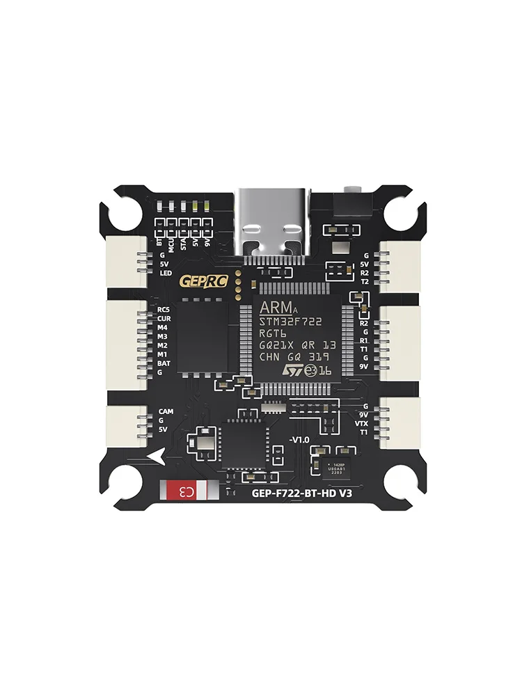 GEPRC GEP-F722-BT-HD V3 Flugcontroller STM32F722, 512MB Blackbox für FPV-Renndrohnen