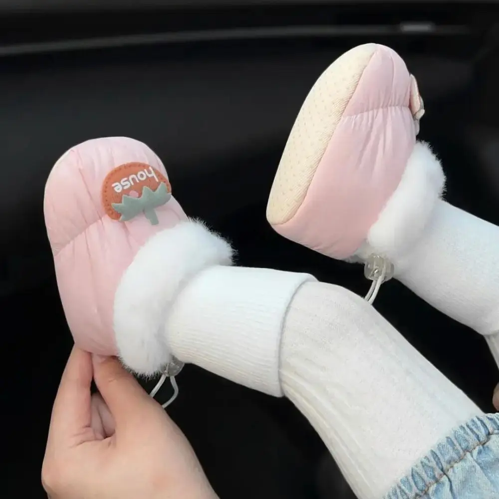 Cute Soft Rubber Sole Walker Shoes Cartoon Design Non-Slip Socks Shoes Wear-resistant Breathable Booties Walking Practic