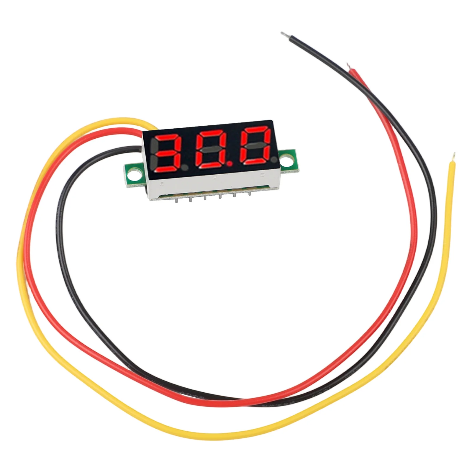 Nickel Metal Hydride Battery Pack Voltmeter 0 28 inch 3 Wire LED Digital Voltmeter DC0100V Reverse Connection Protection