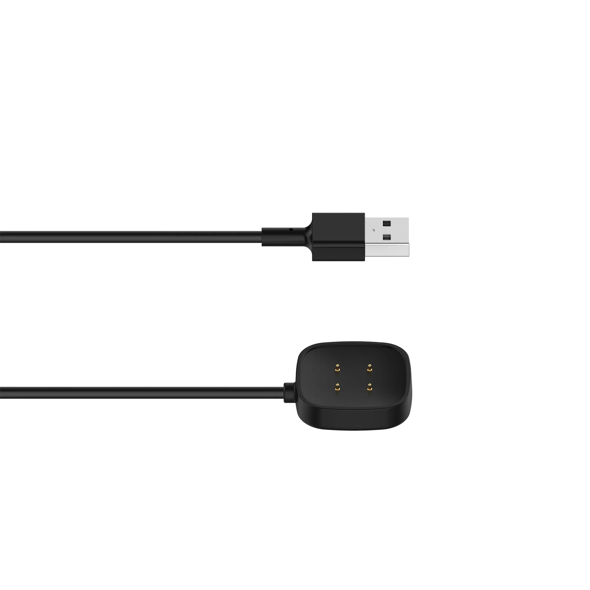 Pengisi daya Data kabel USB 1M, untuk Fitbit Versa 4 3 /Sense 2/1, aksesori adaptor daya magnetik