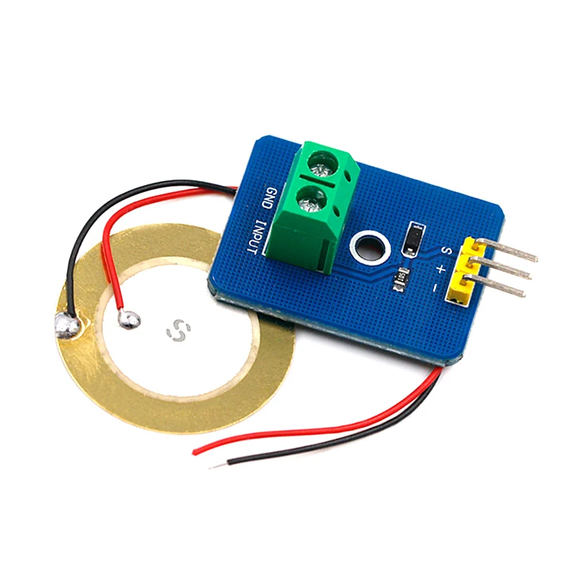 DIY KIT 3.3V/5V Ceramic Piezo Vibration Sensor Module Analog Controller Electronic Components Supplies Sensor for Arduino UNO R3