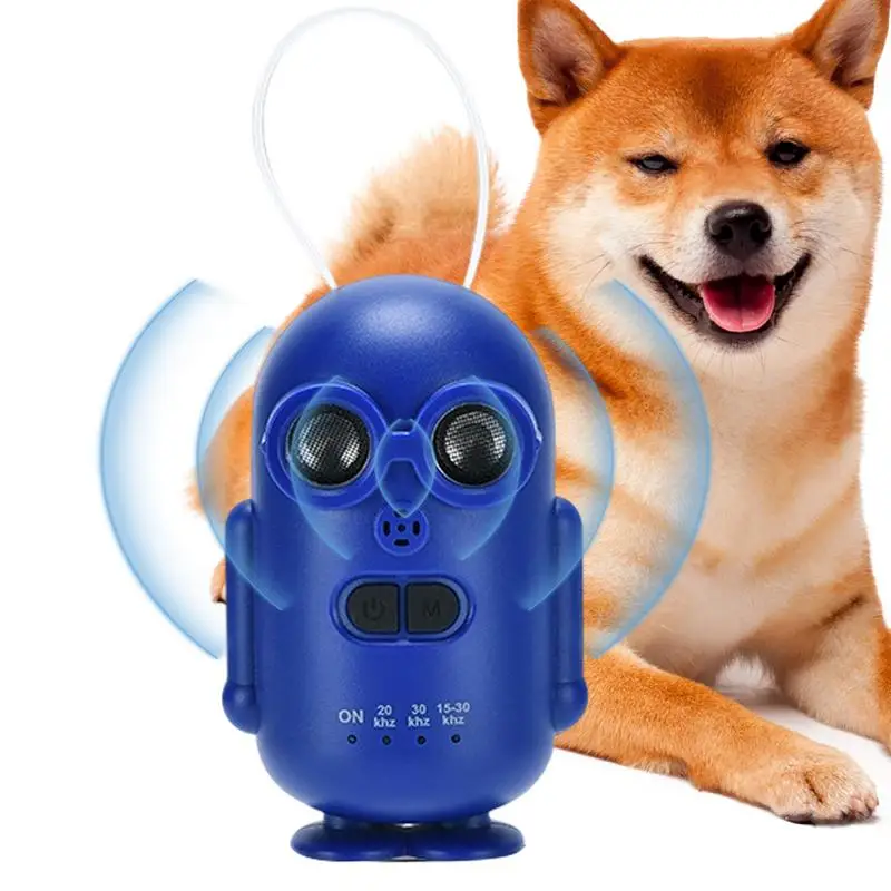 

Anti Barking Device For Dogs Ultrasonic Bark Control Multifunctional Portable Waterproof Rechargeable Barking Silencer For