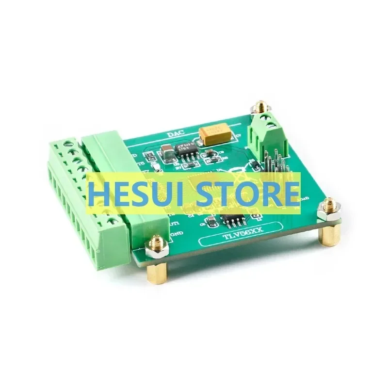 Eight-channel serial DAC module TLV5610 digital-to-analog conversion driver board
