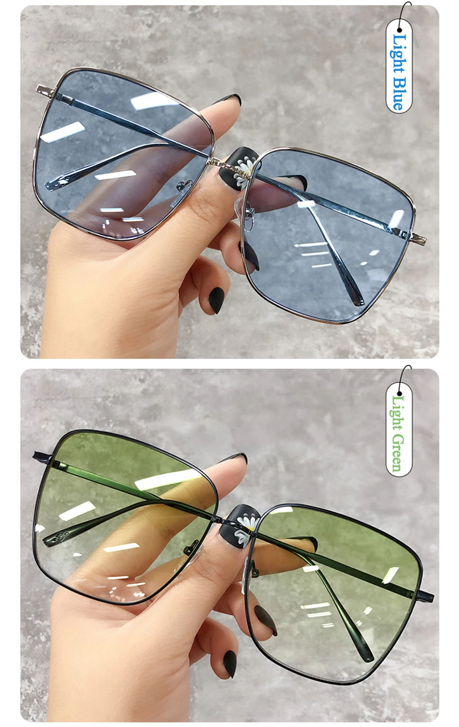 Sonnenbrille Frauen Luxus Platz Männer Fahren Reise Marke Design Gradienten Vintage Sonnenbrille Weibliche Unisex Retro Oculos Neue 2026 – Detail 10