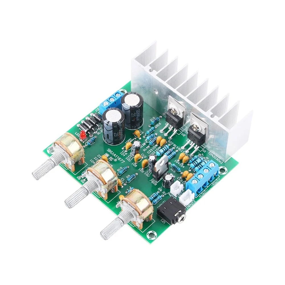 TDA2030A Digital Board Dual Channel 15Wx2 Audio Module For DIY Speaker Sound System Home Electronics