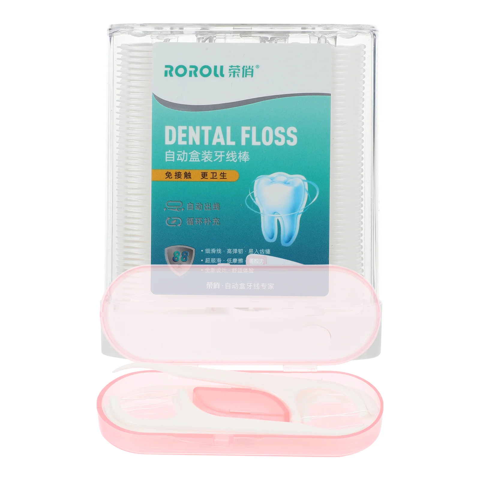 2 Boxes Floss Bulk Automatic Boxed Dental Toothpicks Pop-up Flossers Holder Professional Teeth Clean