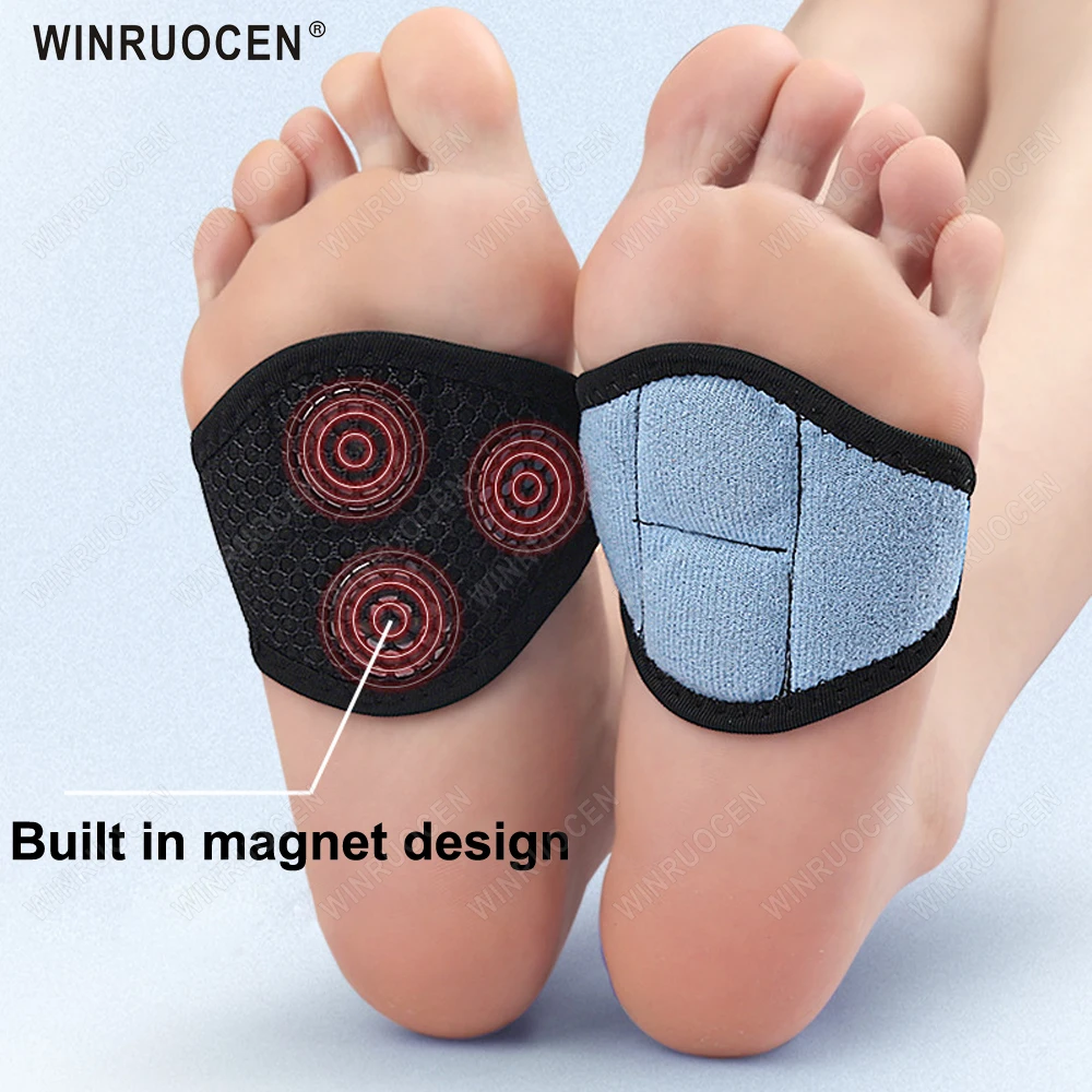 

Magnetic Arch Support Brace Compression Cushioned Plantar Fasciitis Sleeves Relieve Pain & Sore Flat Feet Heel Spurs Bandage