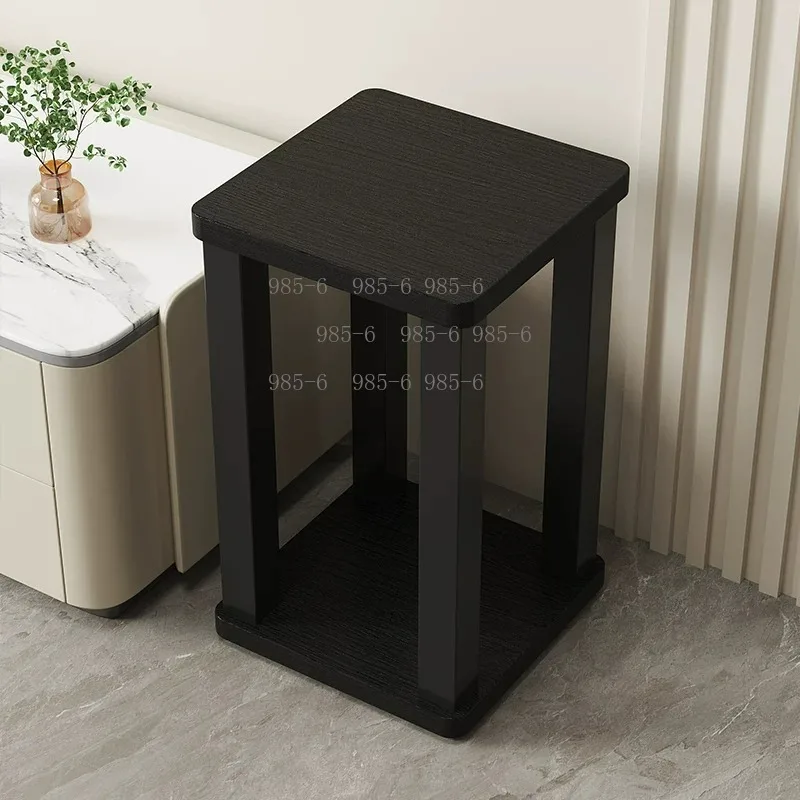 Metal Wooden Speaker Stand, S-066 Tripod Holder with Shock Absorbing Foot Spike