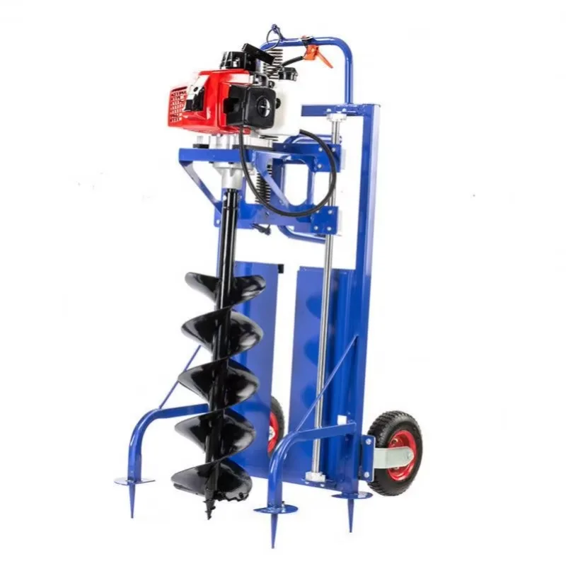 2024 Hot Sell Portable Punching Machine Planting Tree Burying Pillar Digging Machine Construction Greenhouse Drilling Machine