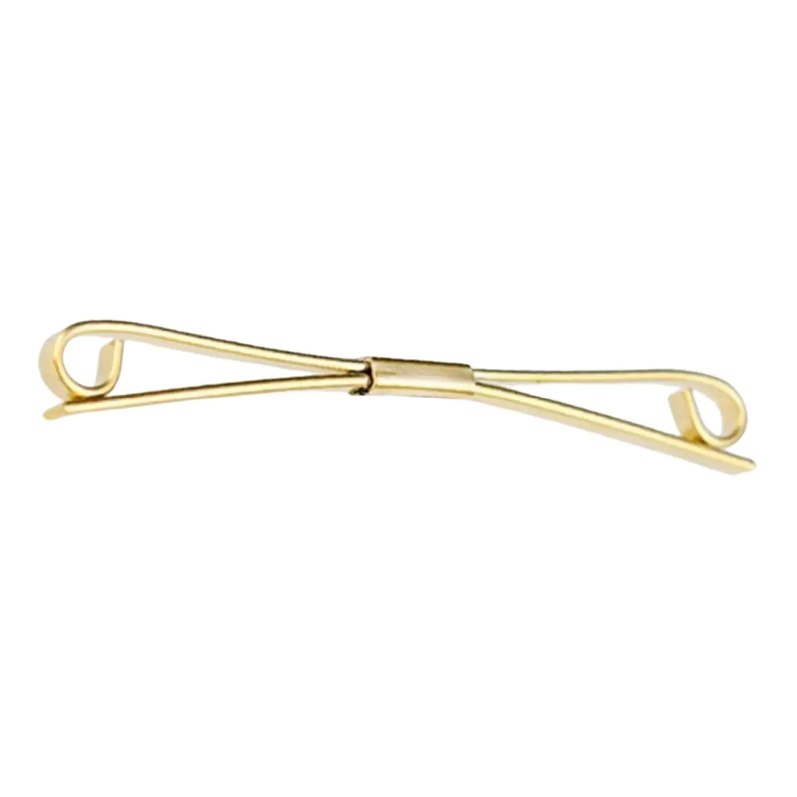 Classic Copper Shirt Collar Clip Tie Bar Pin Necktie Holder Gentlemen Jewelry for Business and Party