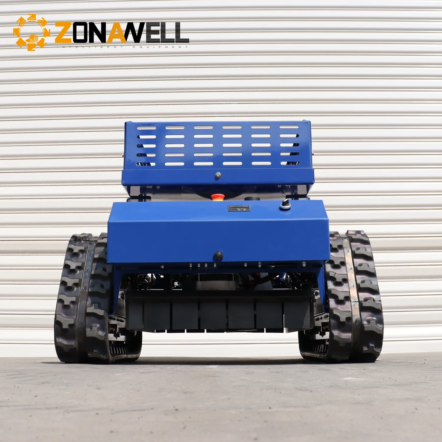 

CE Certified ZNW-500 Crawler Lawn Mower 500W Brushless Motor Remote Operated Anti-Slip Design for Sloped Land, Farm and Yard