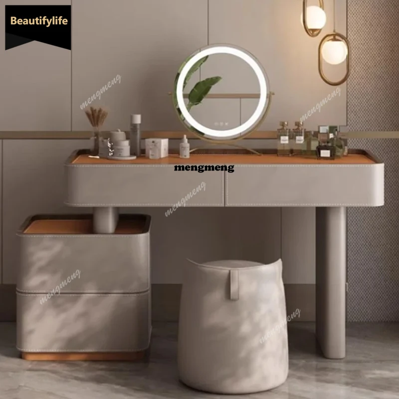 

Stool Storage Wooden Dresser Mirror Wood Makeup Modern Luxury Sets Dressers Vanity Drawer Storage Schmink Tisch Furniture Home D