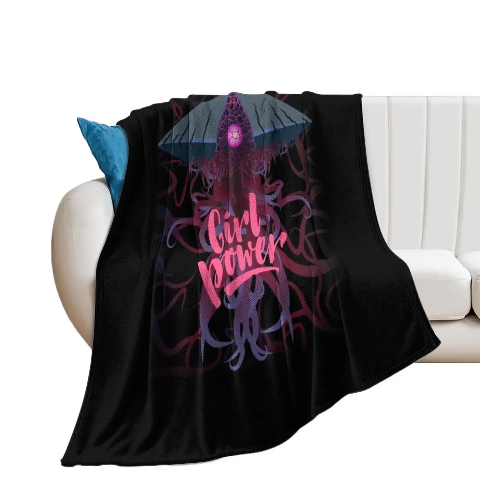 Emrakul Girl Power Throw Blanket Thermal cosplay anime Stuffeds Blankets