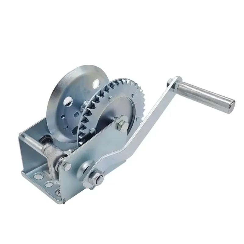 3500lb Heavy Duty Hand Winch with 18mm Wire Rope for SUV Automotive Marine Lifting Tool Manual Puller without Cable Manual
