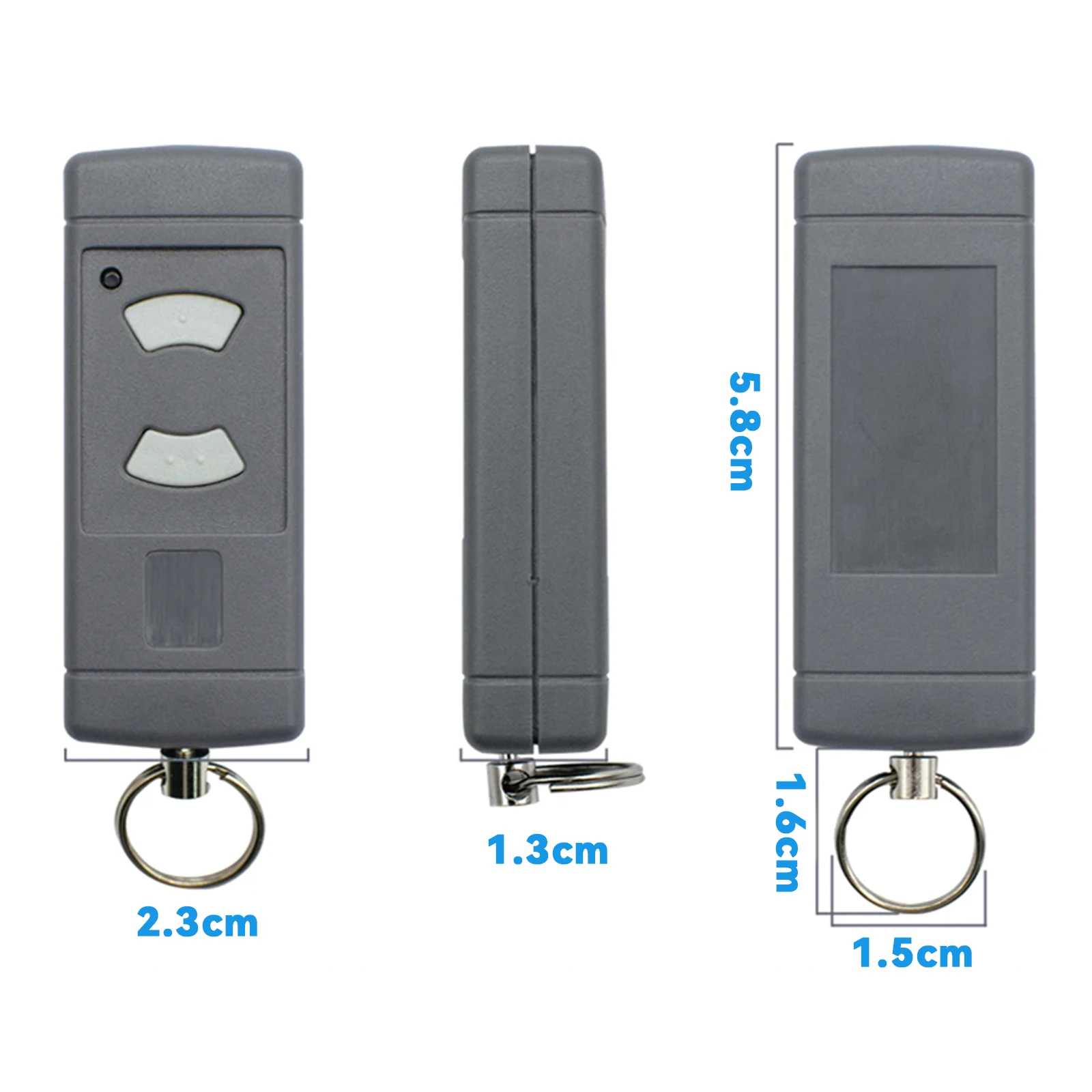 For HORMANN HSE2 HSE4  Gate Door Remote Control Compatible With HSM2 HSM4 HS2 HS4 40.685 Grey Button Transmitter Garage Opener