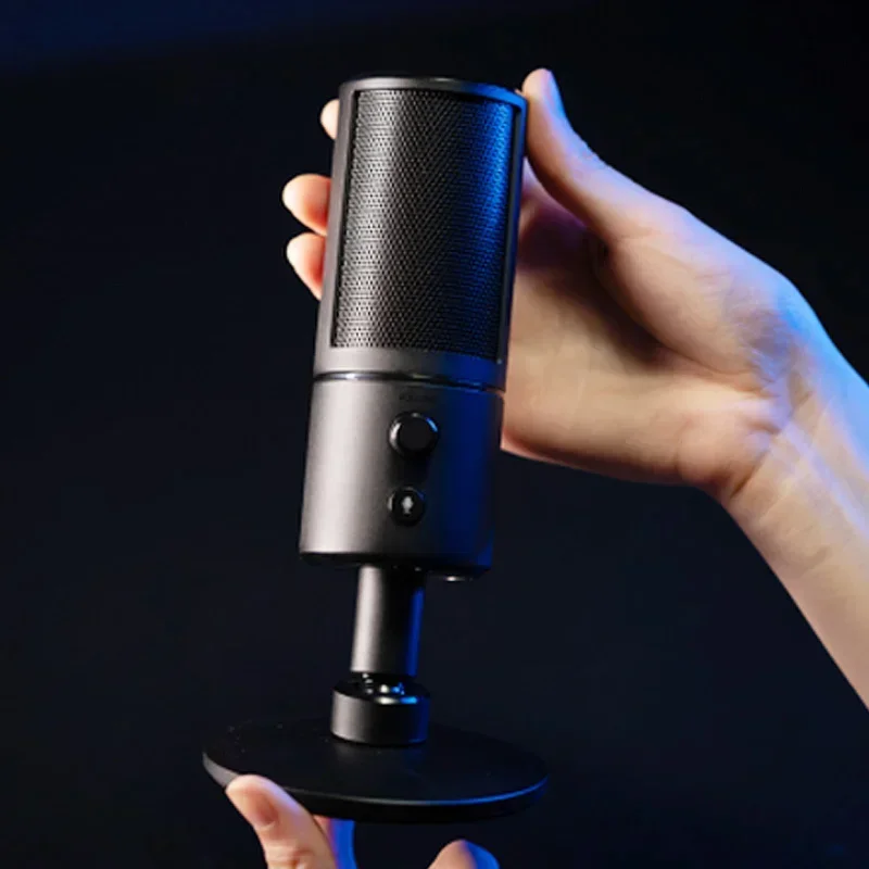 Razer Seiren X USB Streaming Microphone Built-In Shock Mount Supercardiod Pick-Up Pattern Microphone Professionnel Game Live