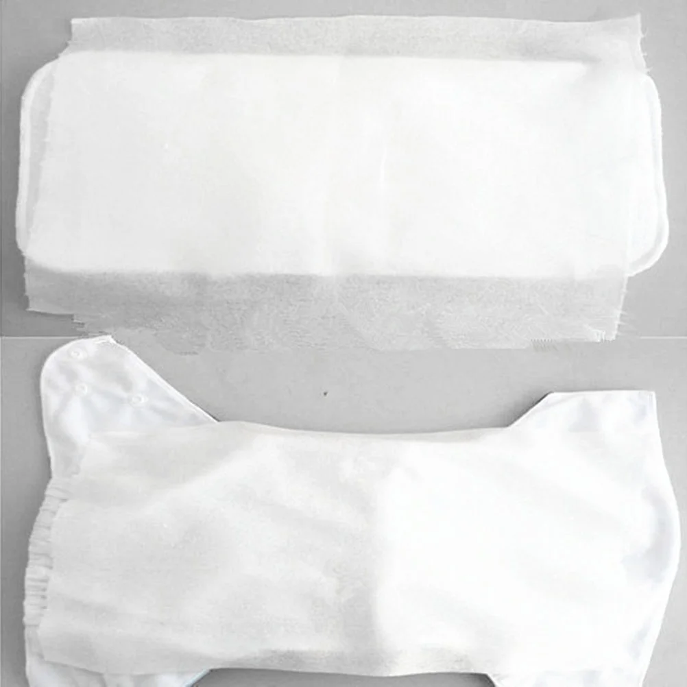 100 Sheets Roll Baby Flushable Biodegradable Bamboo Liners Disposable Diaper Cloth Nappy Safe Convenient White Diapers