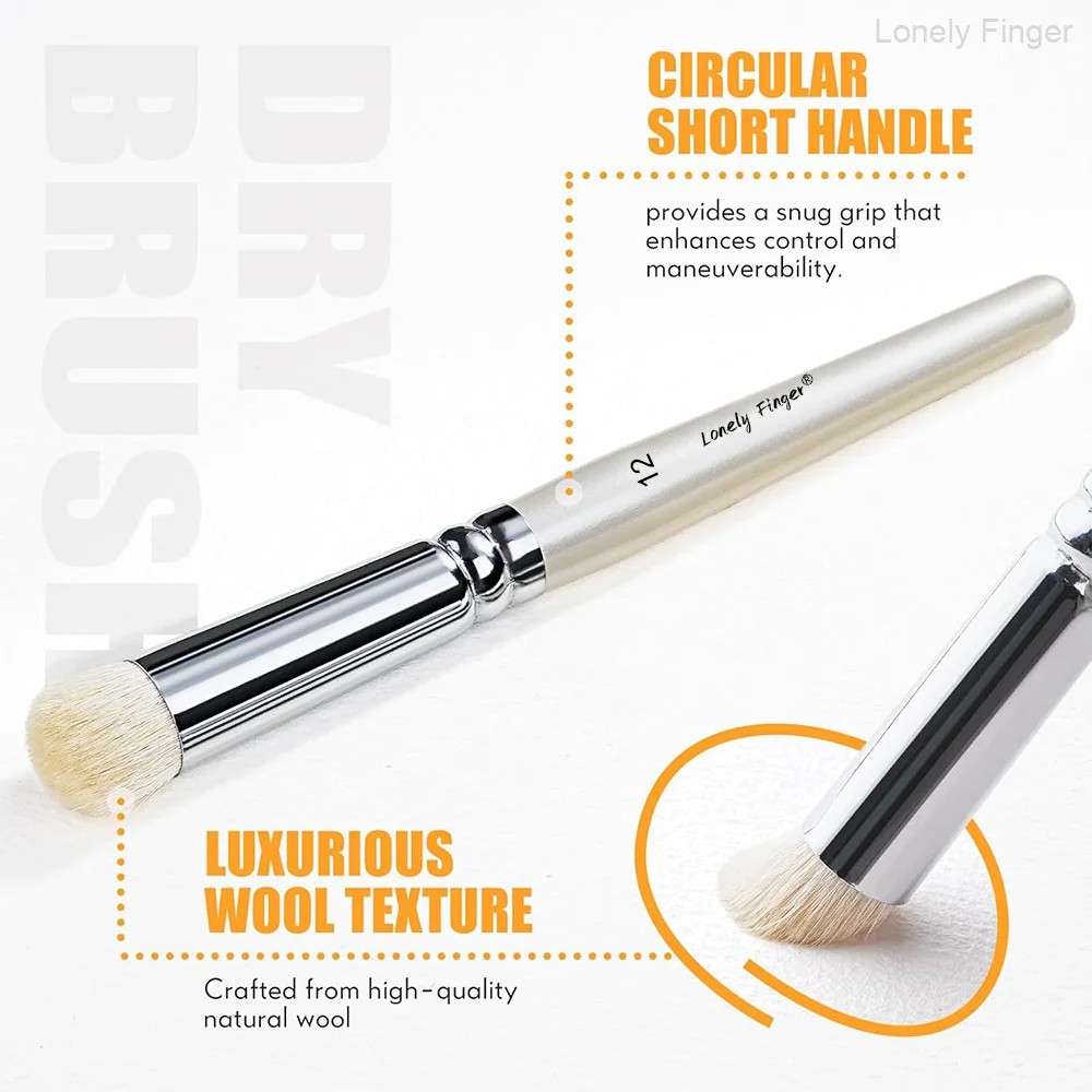 فرشاة جافة مصغرة اللوحة مجموعة فرشاة جافة هواية التفاصيل مجموعة فرشاة الطلاء لفرش الاكريليك/الزيت/الألوان المائية للمبتدئين والمحترفين #5