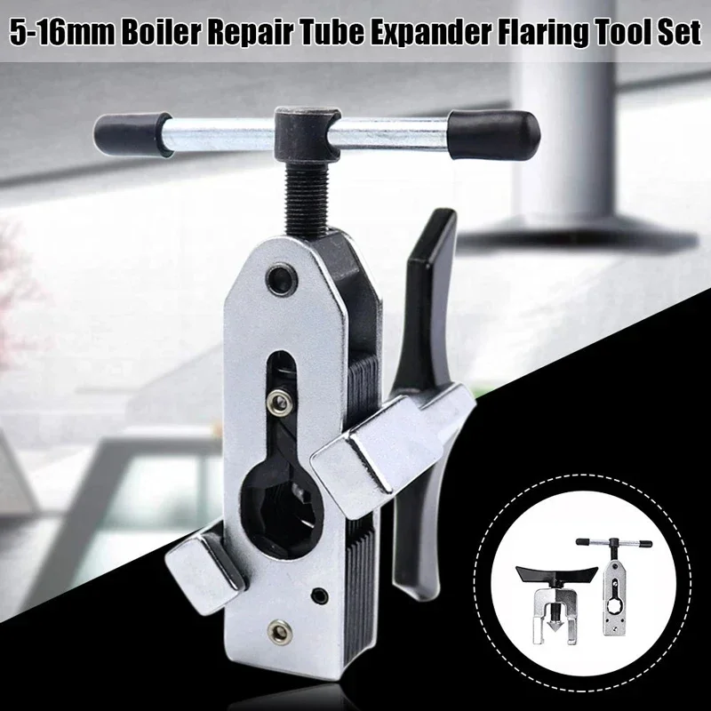 Variable Diameter 5-16mm Boiler Repair Universal Tube Expander Flaring Tool Air Conditioner Copper Pipe Refrigeration Expander