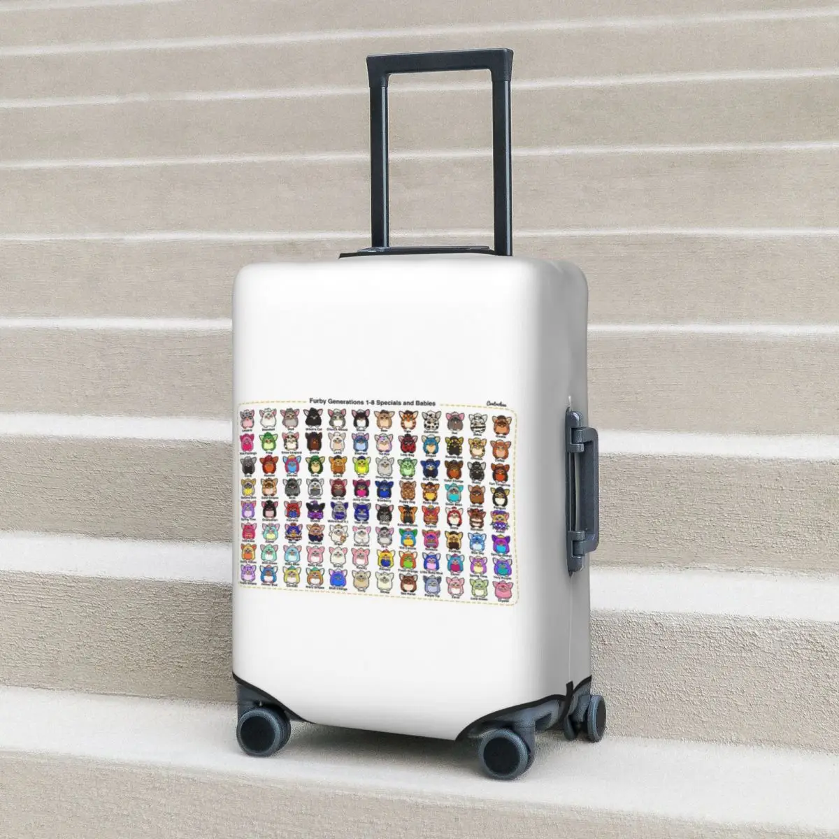 Furby Collection Capa de proteção elástica para mala de viagem, capas protetoras para bagagem de 18 a 32 polegadas