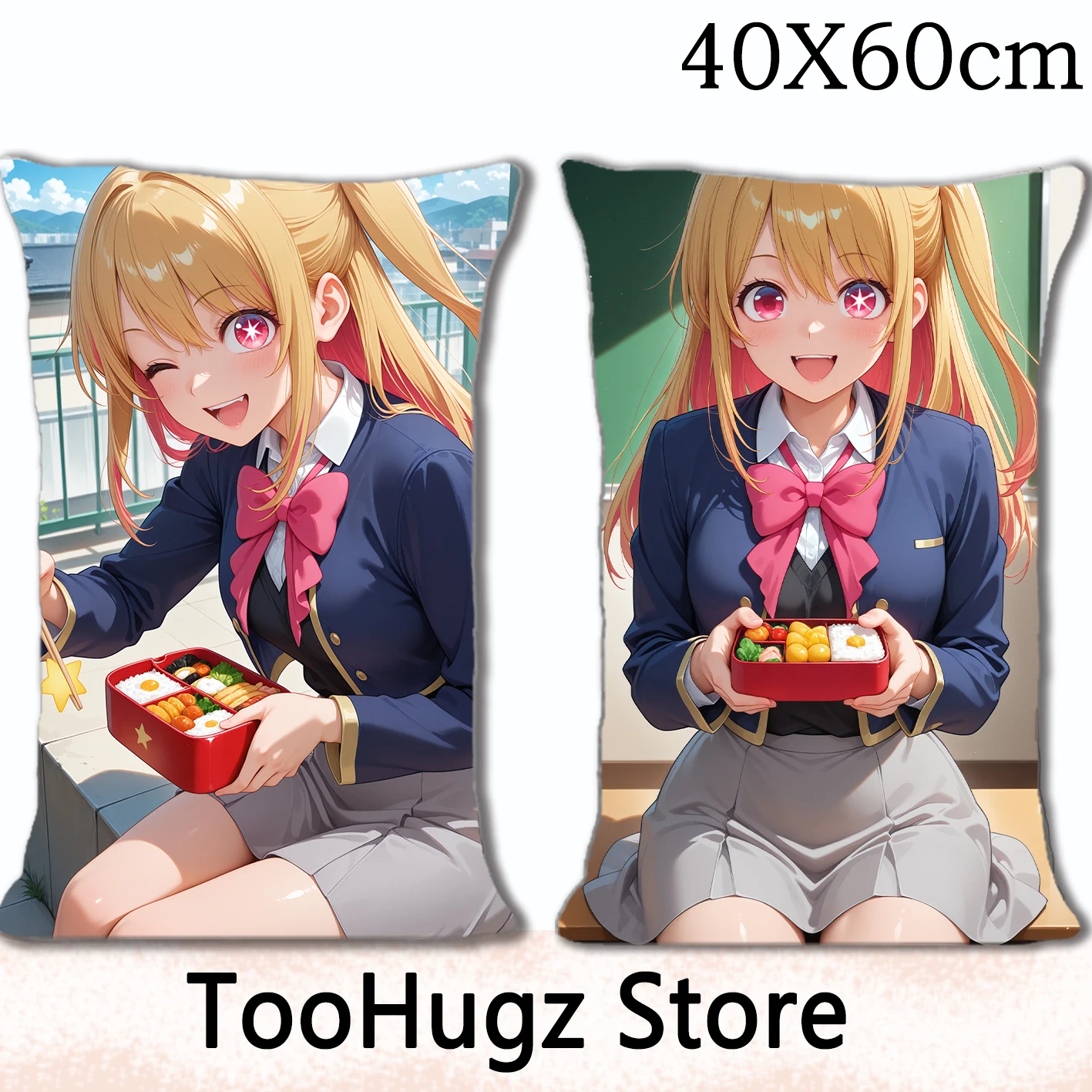 Hoshino Ruby Furry Anime Animal Pillow Cover Anthropomorphic Cartoon Character 40x60cm Sofa Bedding