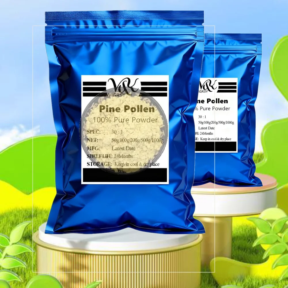 

Fast Global raw material Shipping OutPack Aluminum Foil Bag for100% Pine Pollon Powder Wholesale