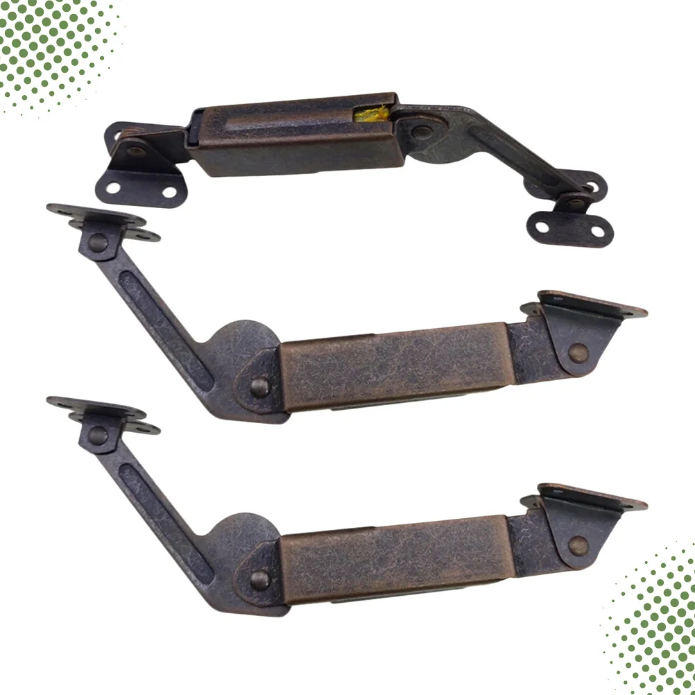 

3Pcs Iron Hinge Durable Safe Thicker Design for Cabinet Childrens Box Home Decor Silent Effect Retro
