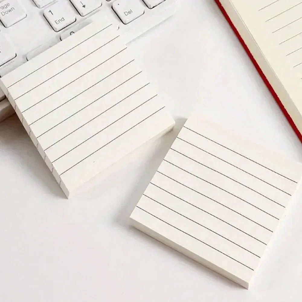 4PCS / 320Sheets Sticky Notes The Stripes Message Book For Notebook Textbook Calendar School Home Office Supplies