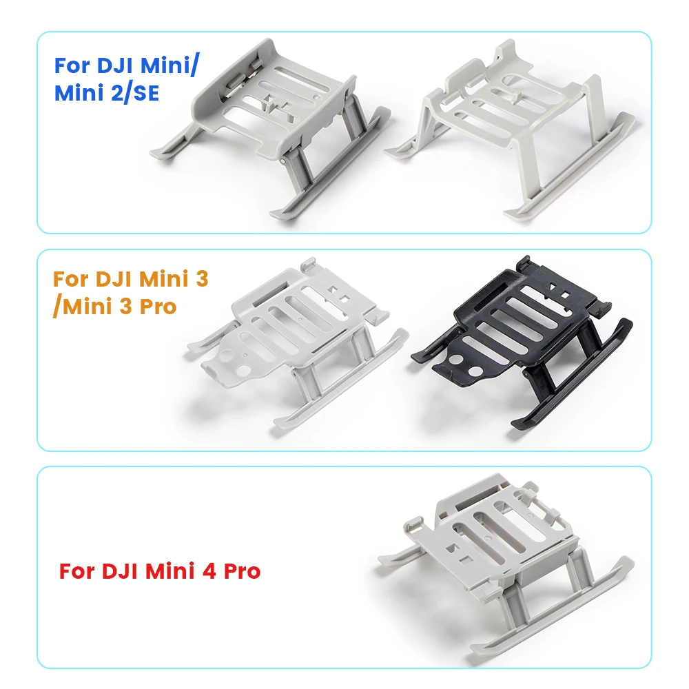 Drone Landing Gear For Mini 4 Pro/Mini 3 3 Pro Extender Height Foot Support Protector Stand for DJI Mini/Mini 2/SE Accessories