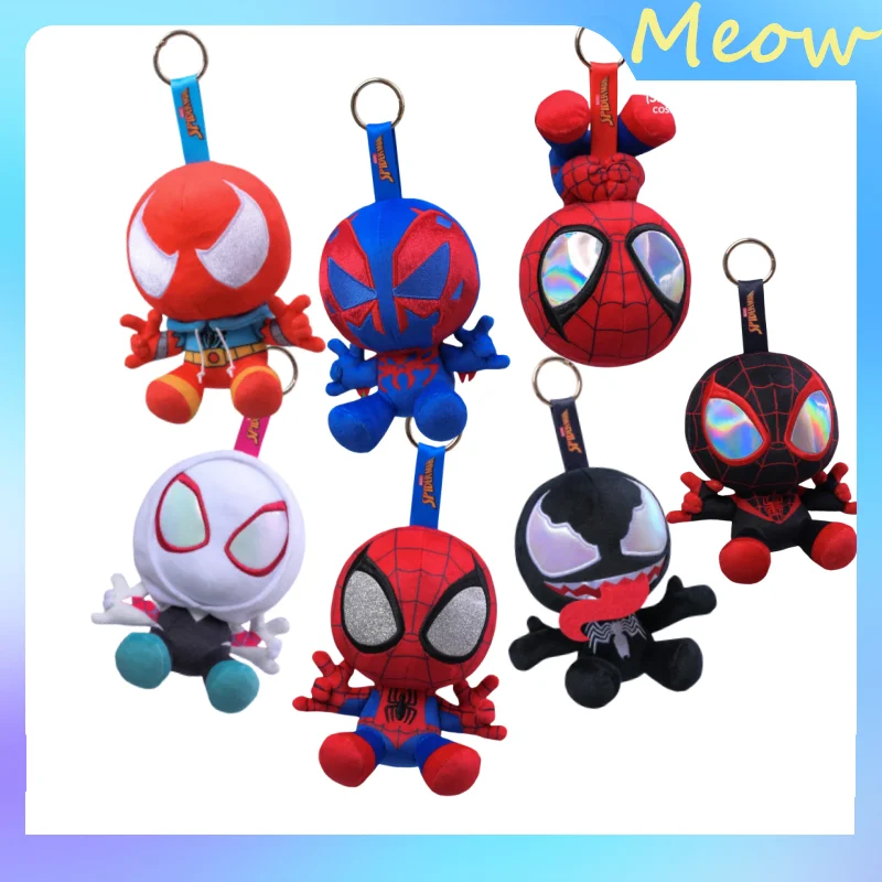 

Hot Toys Cosbi Spider-Man Blind Box Key chain - Ghost-Spider Gwen Scarlet Spider Venom Cute Superhero Collectible Gift