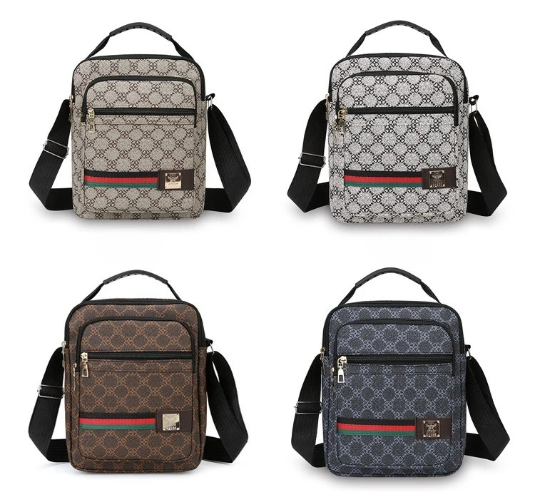 Herren-Umhängetasche, mehrschichtig, große Kapazität, wasserdicht, Oxford-Material, lässig, für Business, Schultertasche, Messenger-Tasche für Reisen und den täglichen Arbeitsweg – Detail 5