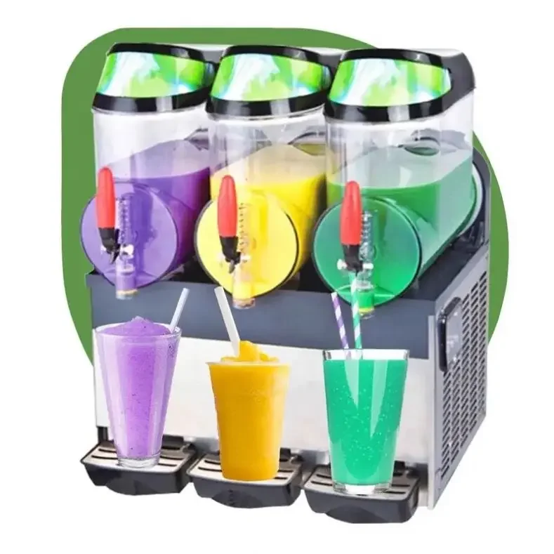 Slushy Machine 3L X 2 Daiquiri Machine Commercial Double Bowl Frozen Drink Slush Machine