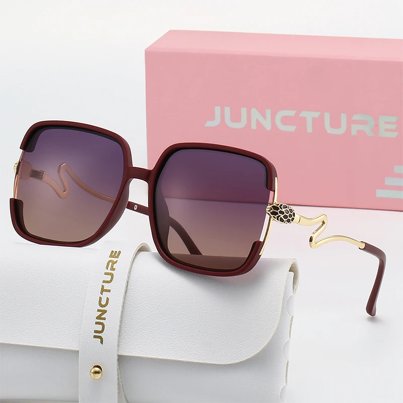 الاستقطاب المعادن التدرج مربع النظارات الشمسية النساء الرجال عالية الجودة العلامة التجارية نظارات شمسية السفر الشاطئ الذكور الإناث نظارات واقية #2