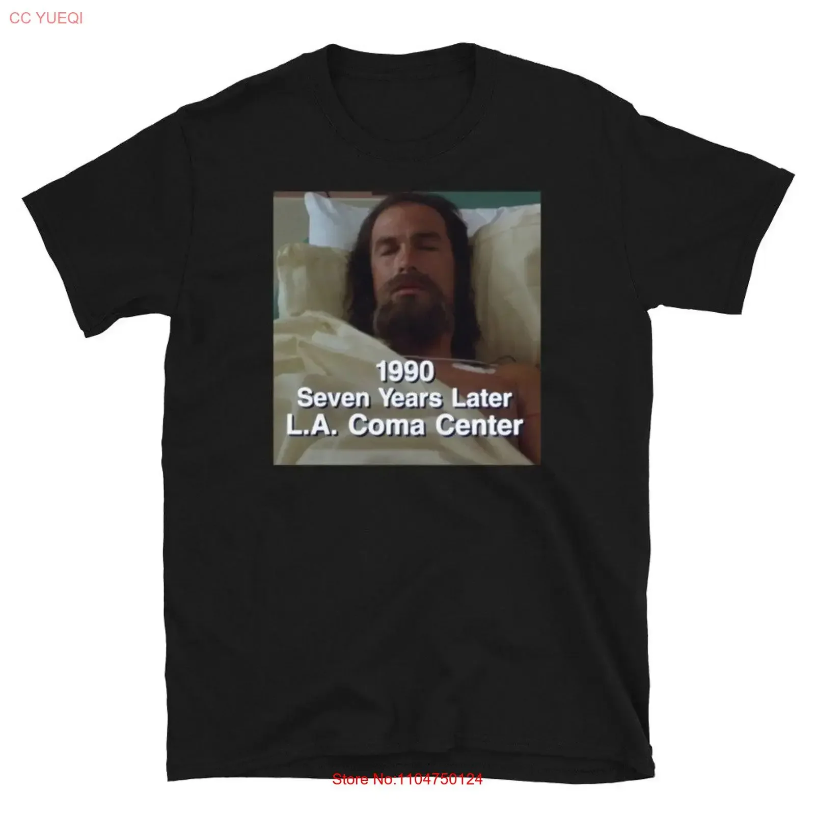 comatose steven seagal from hard to kill t shirt vintage Washed homme Casual Breathable graphic fashion Comfortable Versatile